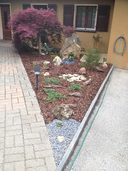 Aménagement allée Ballestraz jardin
