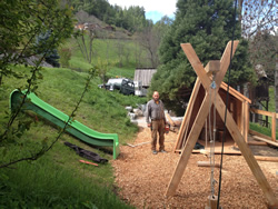 Ballestraz jardin création espace jeux