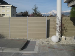 Ballestraz jardin mur antivue